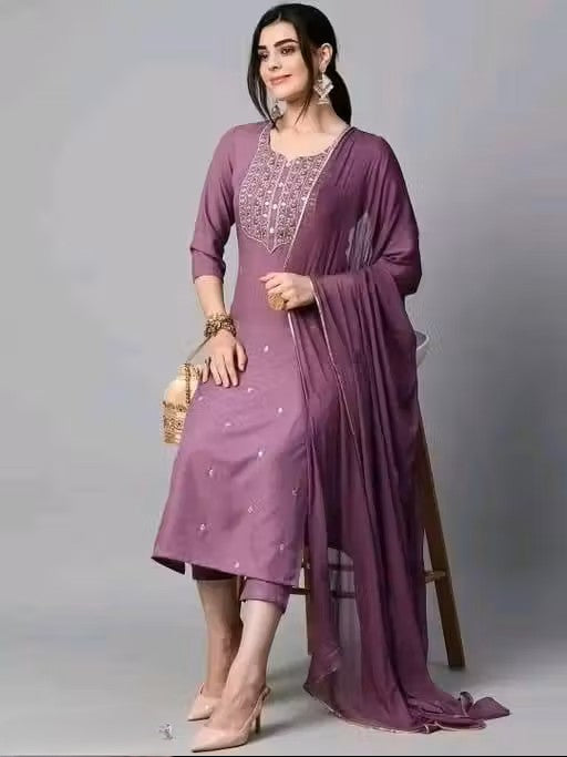 NEW KURTA PANT SET DUPATTA