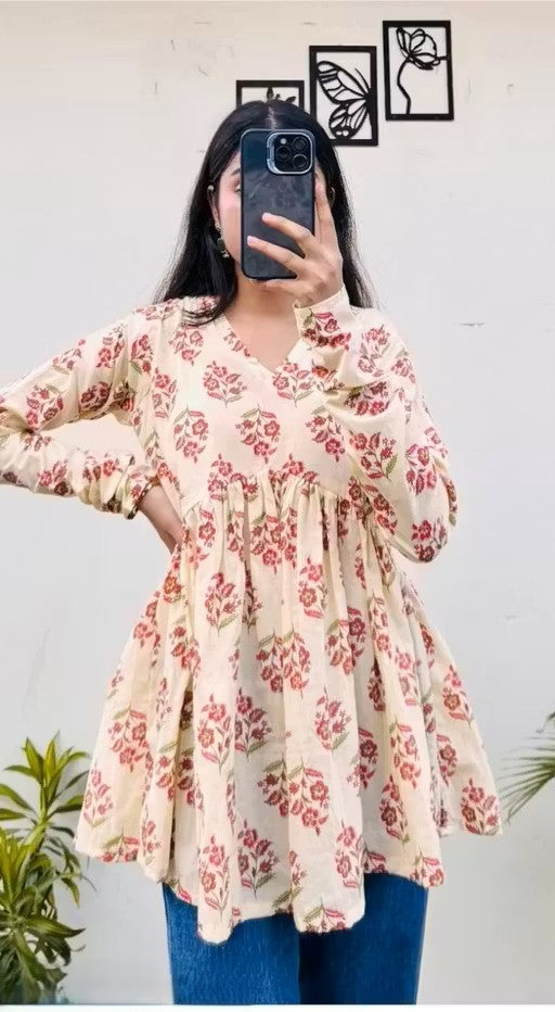 New Printed kurti Top for Women