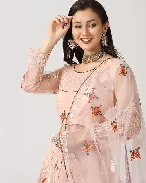 NEW DESIGNED FANCYEMBROEDERED-CHANIYA CHOLI