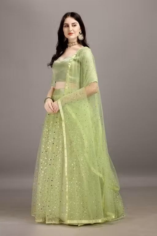 Self Design Semi Stitched Lehenga Choli