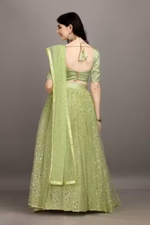 Self Design Semi Stitched Lehenga Choli