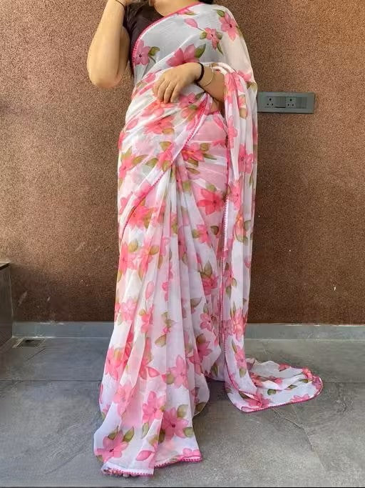 FLOWER DESIGNER SAREE