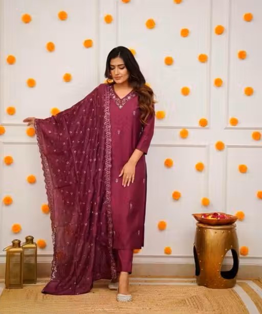 Designer Kurti pant with duppata for women