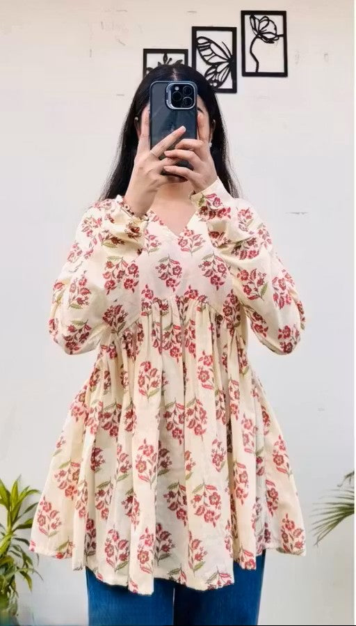 New Printed kurti Top for Women