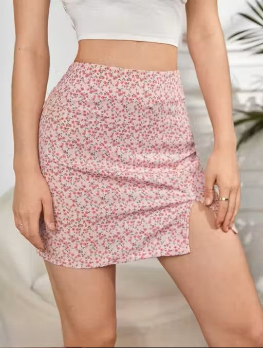 Brown Coffee Knee Styled Skirt