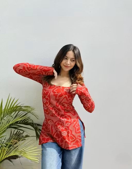 Beautiful trendy short kurti