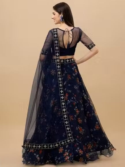 FULPARI Embroidered Semi Stitched Lehenga Choli