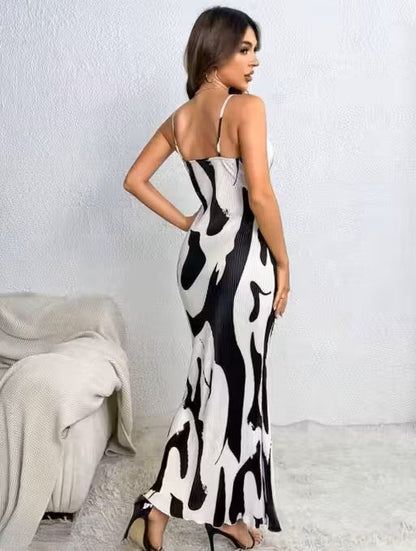 Graphic Print Cami Dress