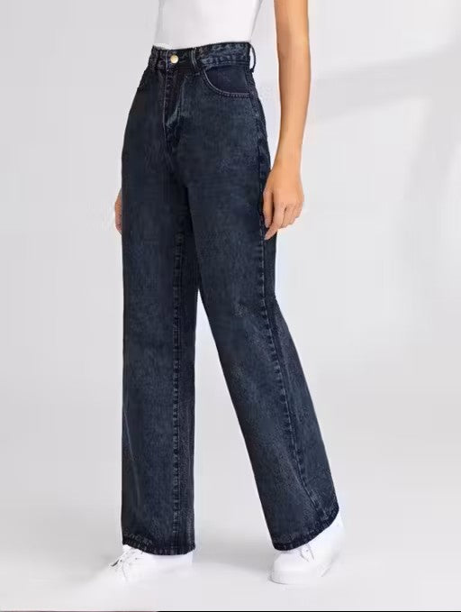 stylish straight fit jeans