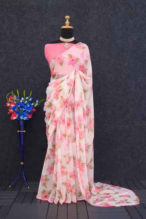 FLOWER DESIGNER SAREE