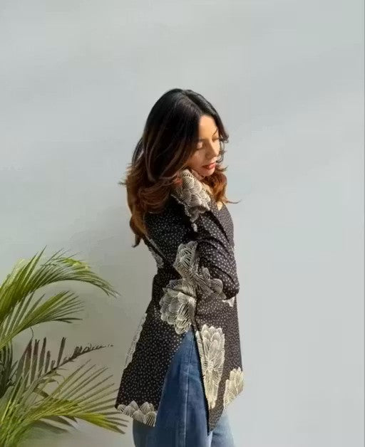 Women's Rayon printed short kurti