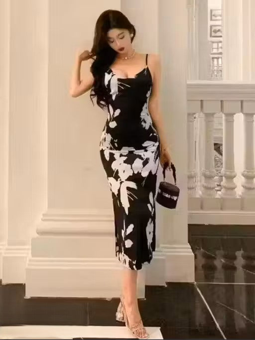 Black Lycra Bodycon Dress