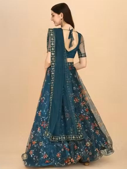 FULPARI Embroidered Semi Stitched Lehenga Choli