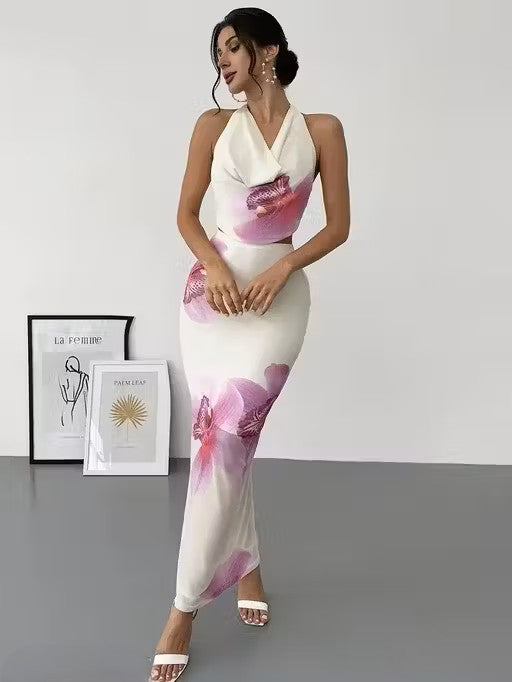 Floral Maxi Skirt Set