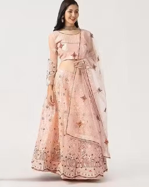 NEW DESIGNED FANCYEMBROEDERED-CHANIYA CHOLI