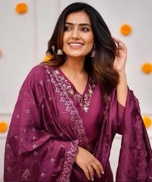 Designer Kurti pant with duppata for women