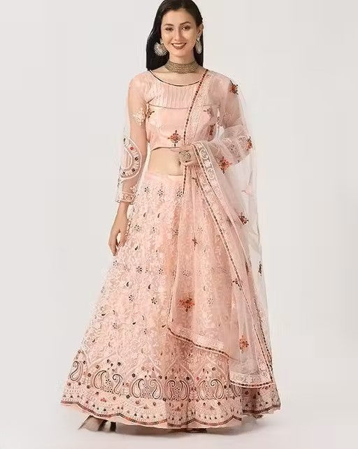 NEW DESIGNED FANCYEMBROEDERED-CHANIYA CHOLI