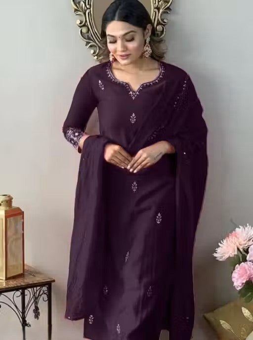 Designer Kurti pant with duppata for women